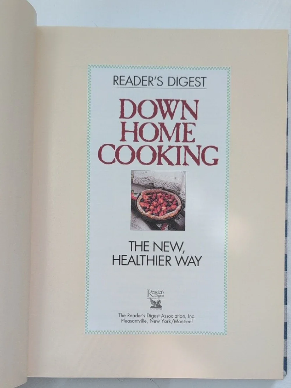 VTG 1994 Readers Digest Down Home Cooking Cookbook 1st Print Healthier Recipes
